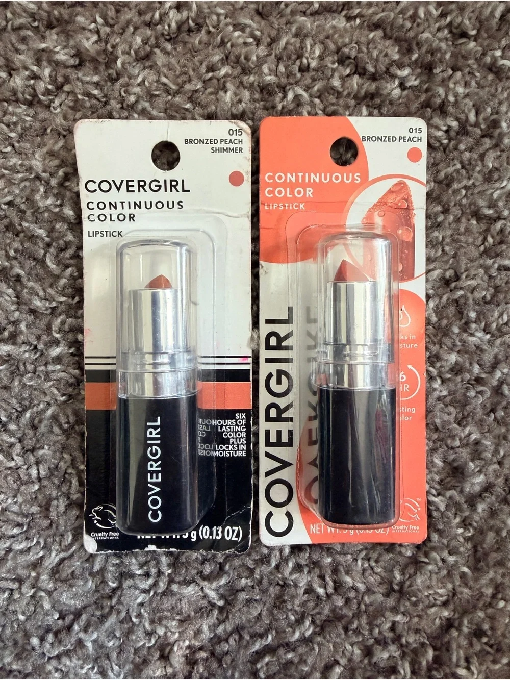 COVERGIRL Continuous Color Lipstick 015 Bronzed Peach / Shimmer h (1 per order)